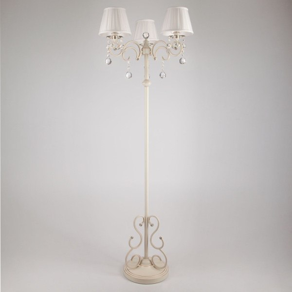 Торшер 12075/3F белый Strotskis