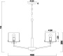 картинка Подвесная люстра Karen FR5096PL-05CH от магазина BTSvet