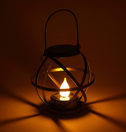 картинка Уличный подвесной светильник светодиодный на солнечных батареях Лофт ERASFM-01 от магазина BTSvet