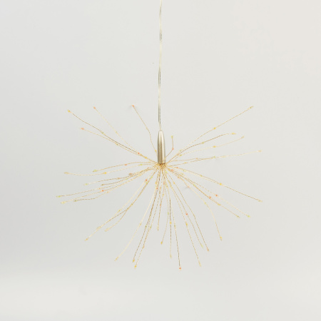 картинка Фигура светодиодная Фейерверк на батарейках 3AA, 30х30см. Подвесная. 120 светодиодов. Разноцветный свет. Пульт ДУ в-к. ULD-H3030-150/DTA/3AA/RC MULTI IP20 FIREWORKS от магазина BTSvet