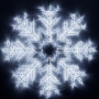 картинка Световая фигура светодиодная ARD-SNOWFLAKE-M8-950x950-540LED White (230V, 33W) (Ardecoled, IP65) 034254 от магазина BTSvet