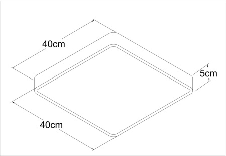 картинка Потолочный светильник Scena A2663PL-1WH от магазина BTSvet