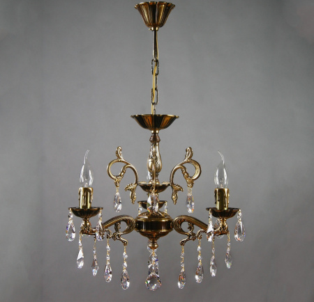 Подвесная люстра Leon 2128/3 PB Tear Drop