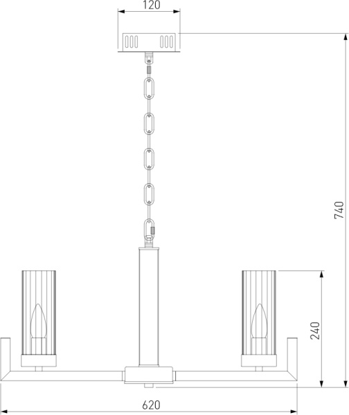 картинка Подвесная люстра Arganie 60133/6 от магазина BTSvet