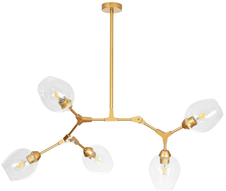 Потолочная люстра на штанге Yuka A4103SP-5GO