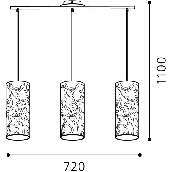 картинка Подвесной светильник Amadora 90048 от магазина BTSvet