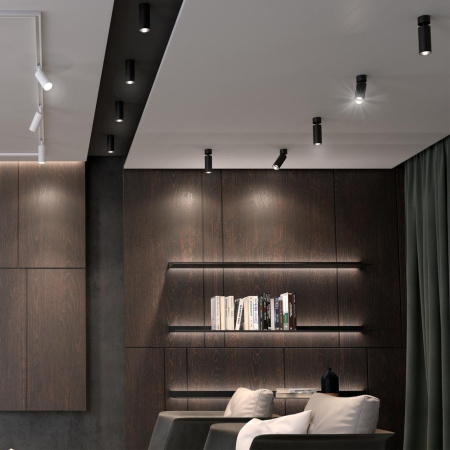 картинка Трековый светильник однофазный 220V светодиодный Slim 370860 от магазина BTSvet