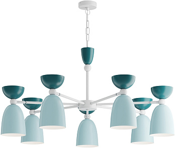 Люстра подвесная Cloches MOD113PL-07BL
