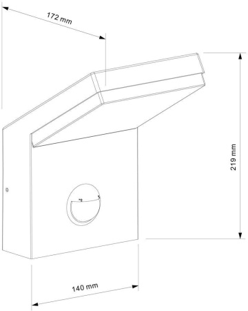 картинка Настенный светильник уличный Tucanae 731133 от магазина BTSvet