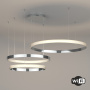 картинка Подвесная люстра светодиодная с пультом и управлением смартфоном регулировкой яркости Smart Posh 90275/3 от магазина BTSvet