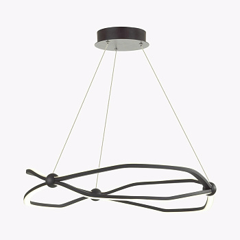 Подвесная люстра черный матовый/металл/ПВХ LED 45W 4000K PORTA 5000/45L L-VISION