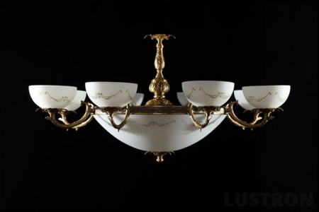 картинка Потолочная люстра Merida 0848/8 AB от магазина BTSvet