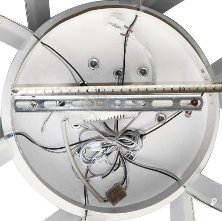 картинка Потолочная люстра светодиодная с управлением пультом смартфоном и голосом регулировкой цветовой температуры и яркости ночным режимом и таймером LED LAMPS 81217 от магазина BTSvet