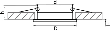 картинка Встраиваемый светильник 212112 от магазина BTSvet