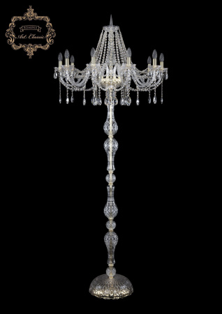 Хрустальный торшер 13.12.10.300.h-210.Gd.Sp