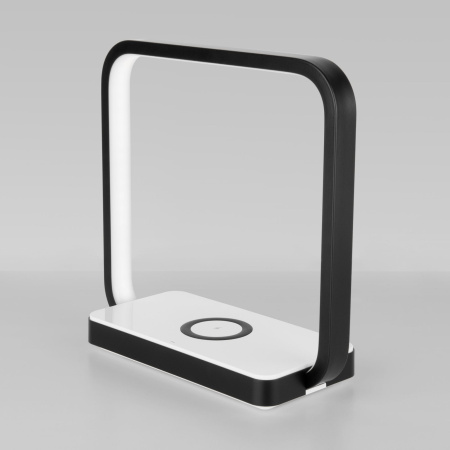 картинка Интерьерная настольная лампа светодиодная с сенсором и беспроводным ЗУ Frame 80502/1 от магазина BTSvet