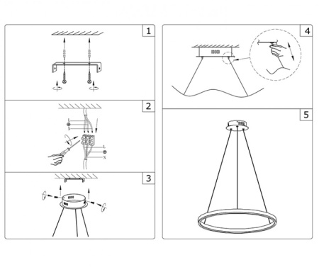 картинка Подвесной светодиодный светильник Тор 08213,19(3000K) от магазина BTSvet