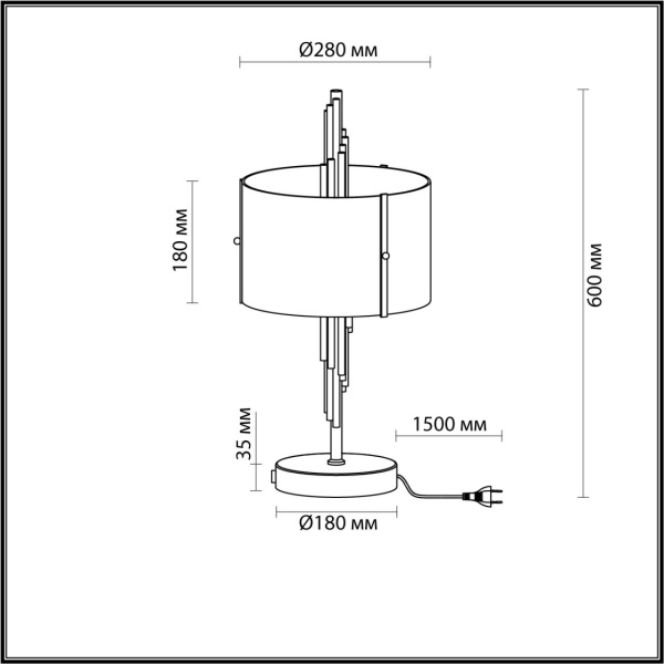 картинка Настольная лампа Margaret 4895/2T от магазина BTSvet