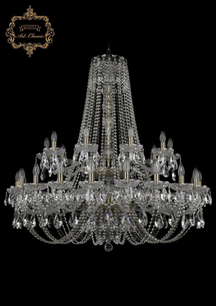 Хрустальная подвесная люстра 11.21.20+10.400.2d.Br.Sp