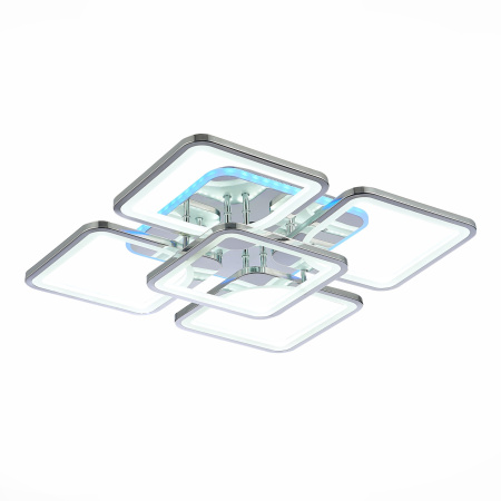 картинка Потолочная люстра светодиодная диммируемая с пультом регулировкой цветовой температуры и яркости Valiano SLE500412-05 от магазина BTSvet