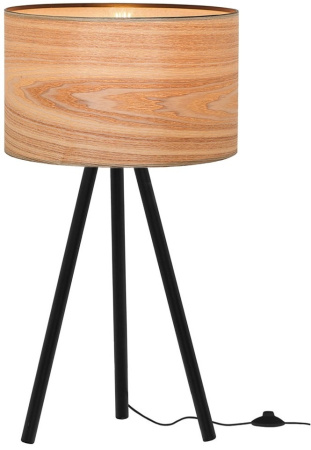 Интерьерная настольная лампа с выключателем Nordic 1700-TBK + SW