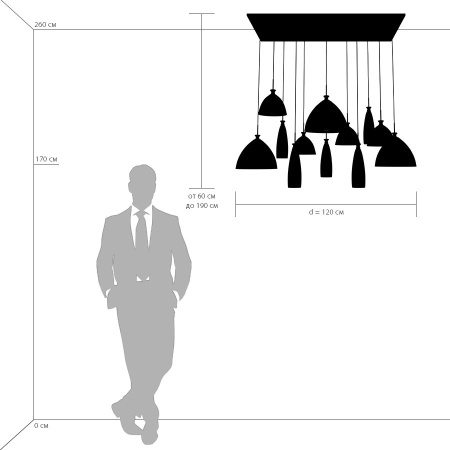 картинка Подвесной светильник SIMPLE LIGHT 810223 от магазина BTSvet