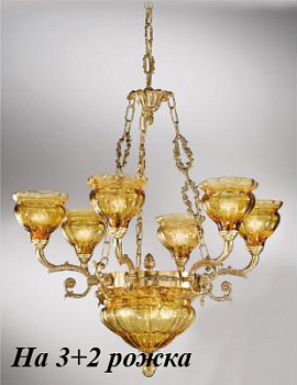 Подвесная люстра 573/3+2/AM