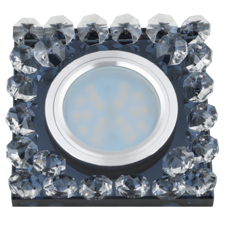 Встраиваемый светильник со светодиодной подсветкой Luciole DLS-L131 GU5.3 CHROME/BLACK