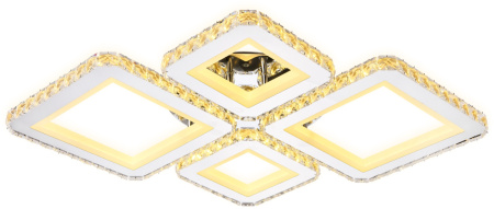 Потолочная люстра светодиодная с пультом регулировкой цветовой температуры и яркости ночным режимом Acrylica FA1726