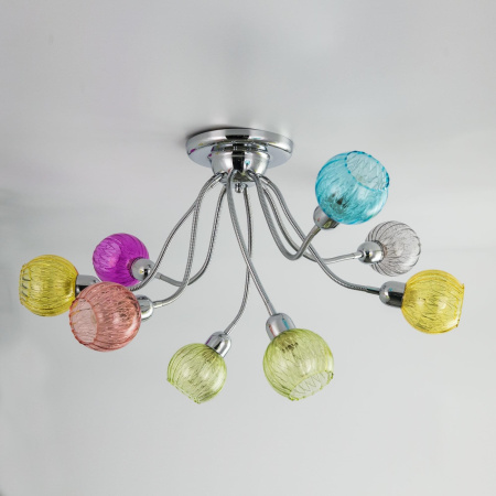 картинка Детская разноцветная люстра Popurri CL604181 от магазина BTSvet