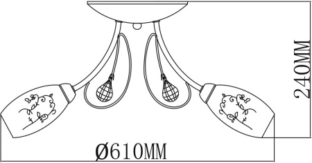 картинка Потолочная люстра Fiesta 267013403 от магазина BTSvet