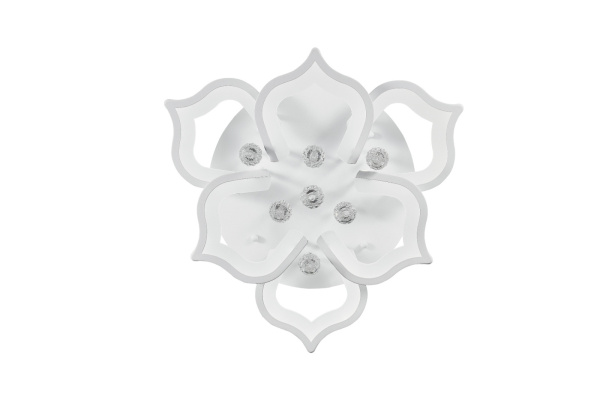 картинка Потолочная люстра светодиодная с пультом и управлением смартфоном регулировкой цветовой температуры и яркости ночным режимом и таймером HIGH-TECH LED LAMPS 82028 от магазина BTSvet