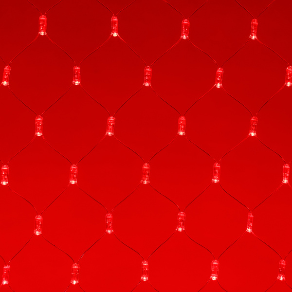 картинка Светодиодная гирлянда ARD-NETLIGHT-CLASSIC-2000x1500-CLEAR-288LED Red (230V, 18W) (Ardecoled, IP65) 024679 от магазина BTSvet