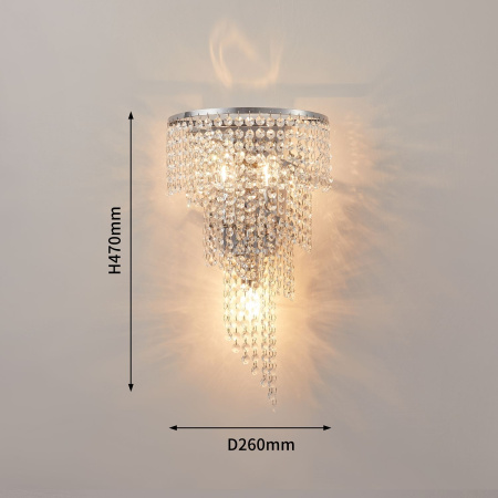 картинка Бра хрустальное Phoenix 2904-3W от магазина BTSvet