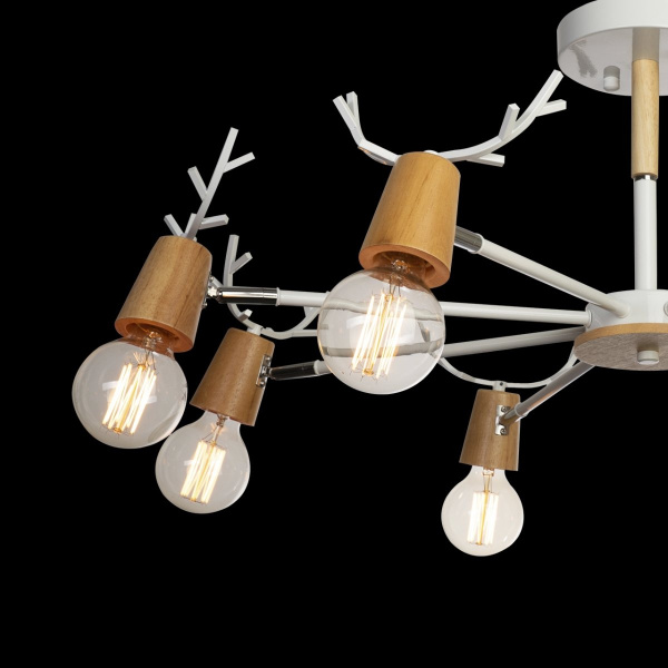 картинка Потолочная люстра для детской Sven 10024/8 White от магазина BTSvet