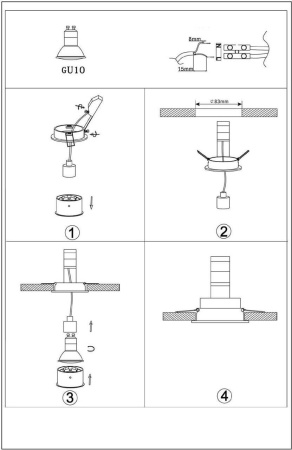 картинка Встраиваемый светильник Embed 22958/01/30 от магазина BTSvet