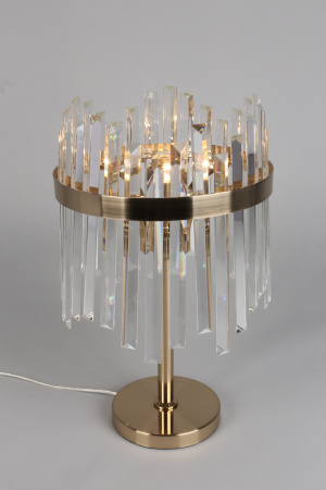 картинка Интерьерная настольная лампа хрустальная с выключателем Melisa APL.747.04.01 от магазина BTSvet
