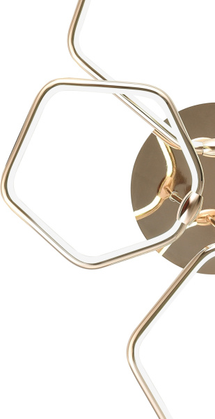 картинка Потолочная люстра светодиодная с управлением смартфоном и пультом регулировкой цветовой температурой и яркости ночным режимом и таймером HIGH-TECH LED LAMPS 82037 от магазина BTSvet