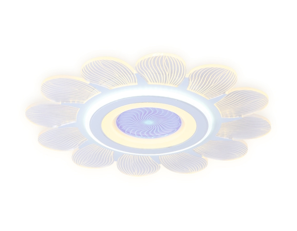 Потолочная люстра светодиодная с пультом регулировкой цветовой температуры и яркости с ночным режимом ACRYLICA AK4301