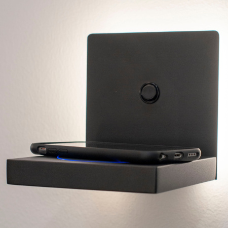 картинка Настенный светодиодный светильник с выключателем и беспроводным ЗУ Zanzibar 6755 IP20 от магазина BTSvet