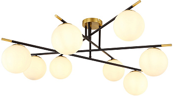 Потолочная люстра на штанге Alcor A2224PL-8BK