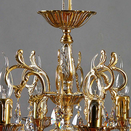 картинка Подвесная люстра Leon 2128/6 WP Tear Drop от магазина BTSvet