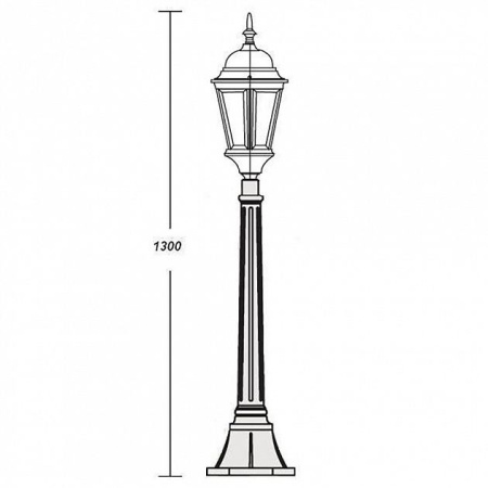 картинка Наземный фонарь 91407L Bl от магазина BTSvet