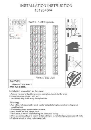 картинка Настенный светильник хрустальный 10126+6/A от магазина BTSvet