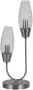картинка Настольная лампа Desire 10165/2 E14*60W Nickel от магазина BTSvet