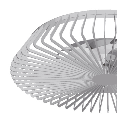 картинка Потолочный светильник светодиодный диммируемый с вентилятором и пультом свето-шумовым датчиком управлением смартфоном и регулировкой цветовой температуры Himalaya 7122 от магазина BTSvet