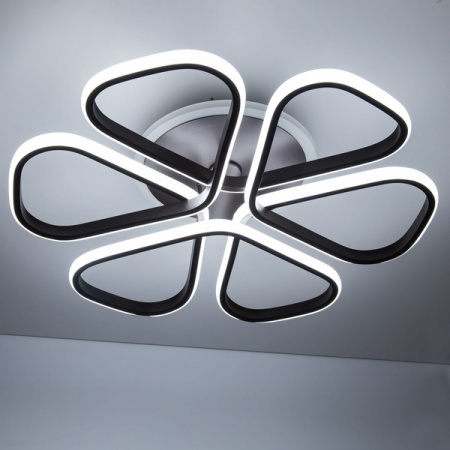 картинка Потолочная люстра светодиодная с управлением смарфоном и пультом регулировка яркости и цветовой температуры Сезар Смарт CL233A275E RGB от магазина BTSvet