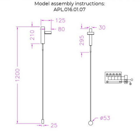 картинка Бра светодиодное Aga APL.016.01.07 от магазина BTSvet