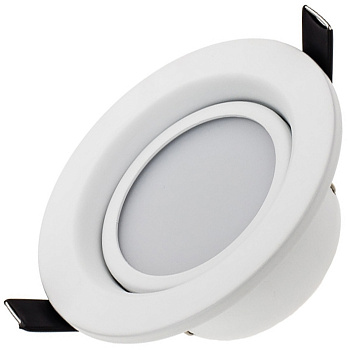Светодиодный Светильник встраиваемый LED LTD-70WH 5W Warm White 120deg (Arlight, IP40 Металл, 3 года) 018420
