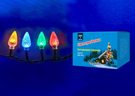 Гирлянда светодиодная ULD-S0700-050/DGA MULTI IP20 STRAWBERRY